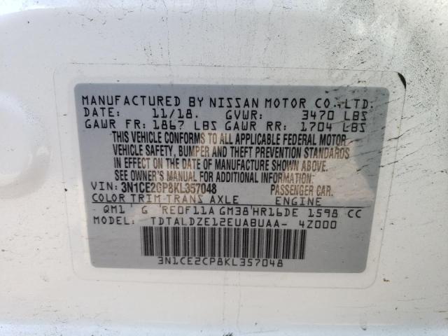 2019 NISSAN VERSA NOTE - 3N1CE2CP8KL357048