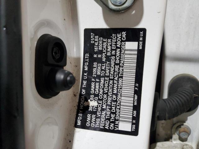 2017 HONDA CIVIC LX SHHFK7H29HU215990