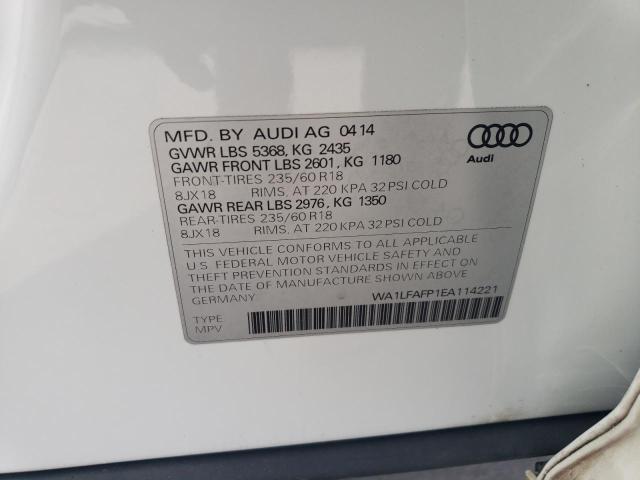 VIN WA1LFAFP1EA114221 2014 Audi Q5, Premium Plus no.13