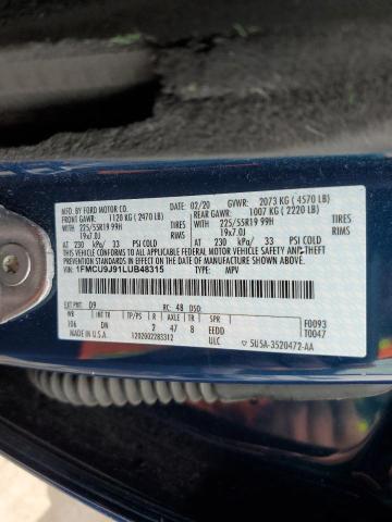 1FMCU9J91LUB48315 2020 FORD ESCAPE, photo no. 13