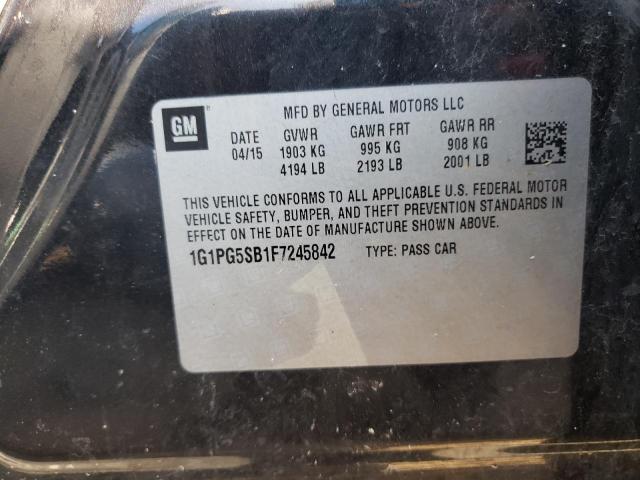 2015 CHEVROLET CRUZE LTZ - 1G1PG5SB1F7245842