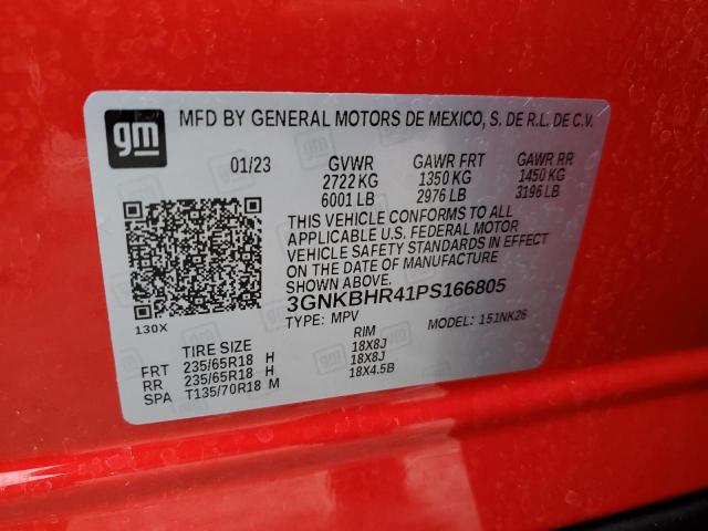2023 CHEVROLET BLAZER 2LT 3GNKBHR41PS166805