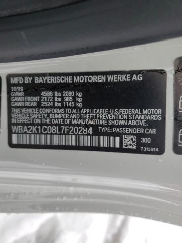 VIN WBA2K1C08L7F20284 2020 BMW 2 Series, 230XI no.12