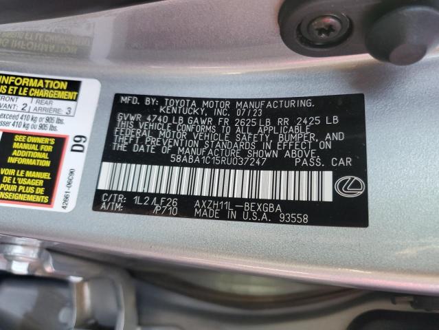 2024 LEXUS ES 300H F- 58ABA1C15RU037247