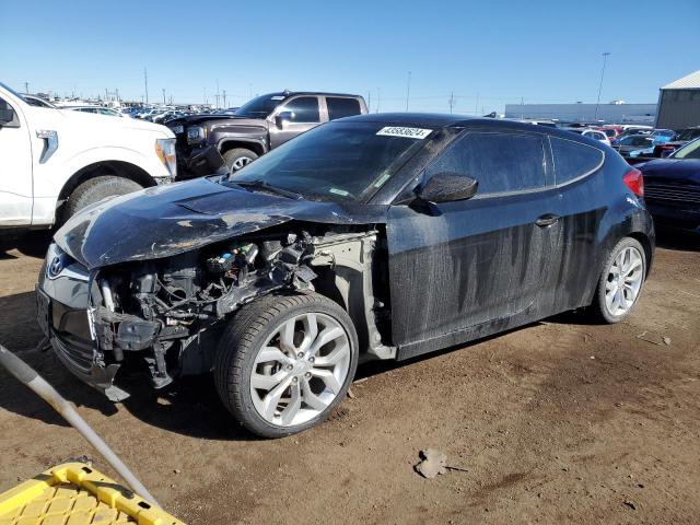 Vin: kmhtc6ad1du154946, lot: 43583624, hyundai veloster 20131