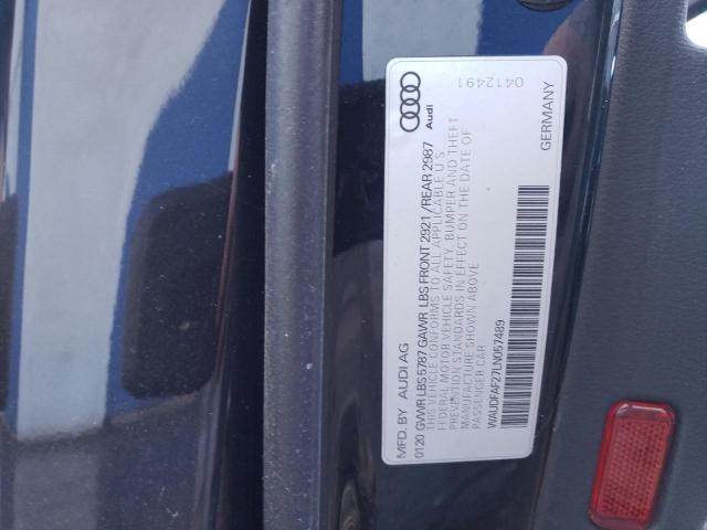2020 AUDI S6 PREMIUM WAUDFAF27LN057489