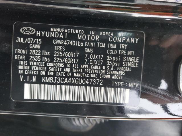 2016 HYUNDAI TUCSON LIM KM8J3CA4XGU047372