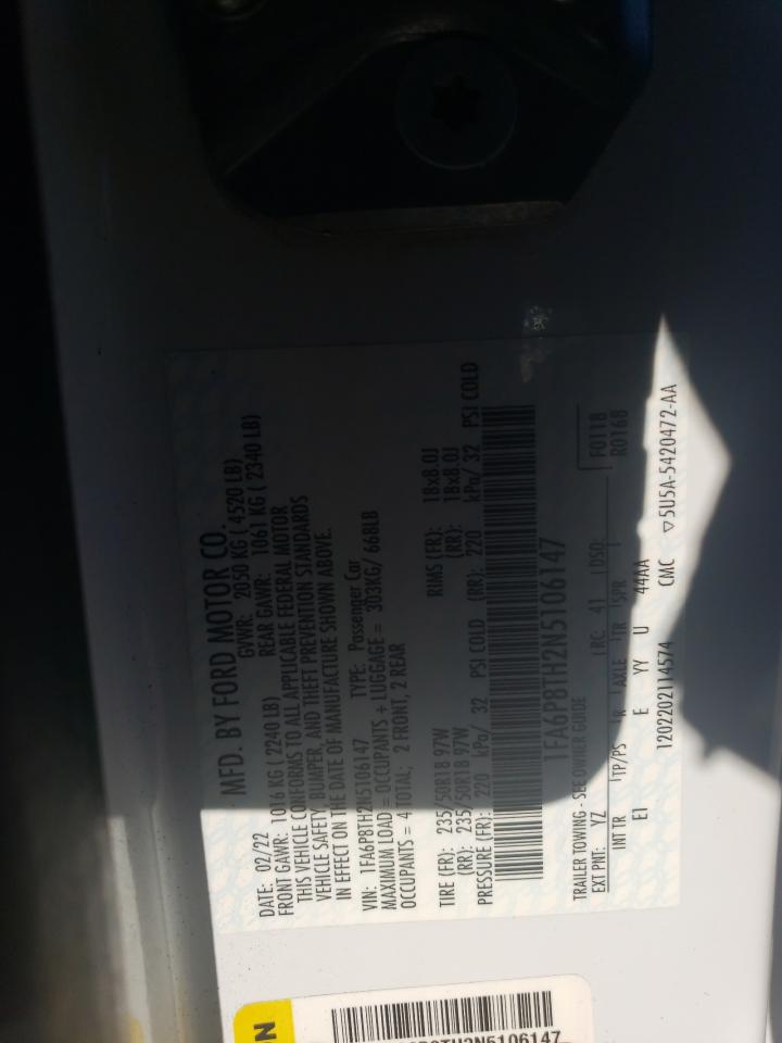 1FA6P8TH2N5106147 FORD ALL Models 2022