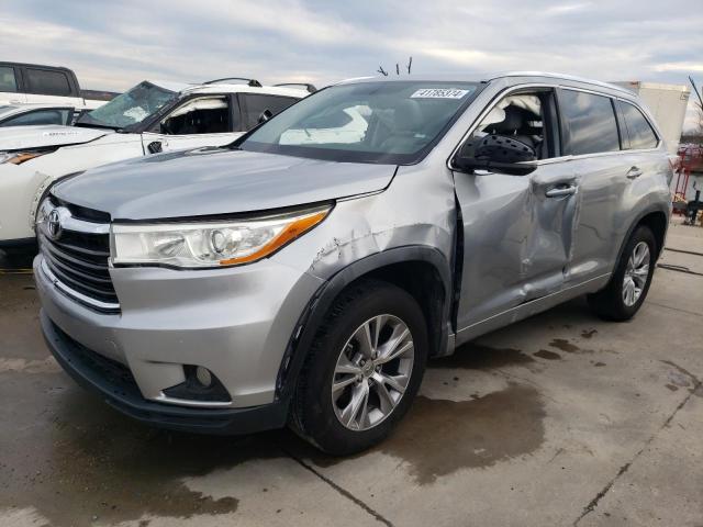 VIN 5TDKKRFH9FS097838 2015 Toyota Highlander, Xle no.1