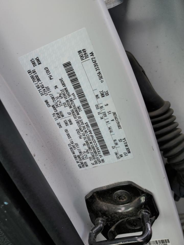 1FTEW1CG7HFA67285 FORD F-150 2017