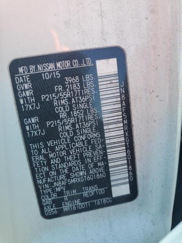 2016 NISSAN JUKE S - JN8AF5MRXGT601860