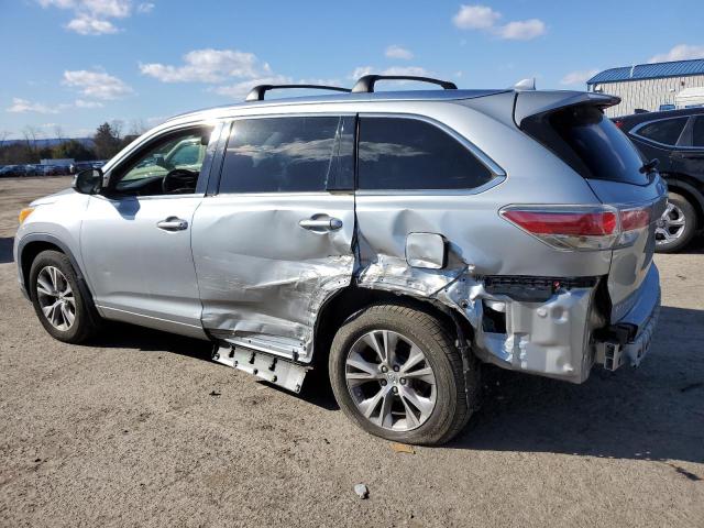 VIN 5TDJKRFH4ES029361 2014 Toyota Highlander, Xle no.2