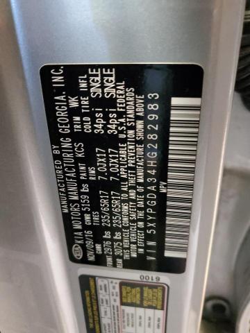 2017 KIA SORENTO LX 5XYPGDA34HG282983