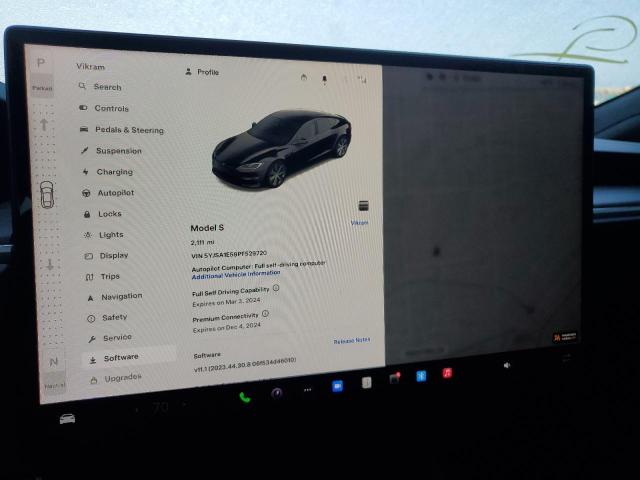 2023 TESLA MODEL S 5YJSA1E59PF529720