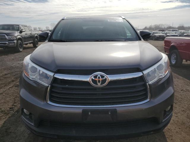 VIN 5TDJKRFH1ES057179 2014 Toyota Highlander, Xle no.5