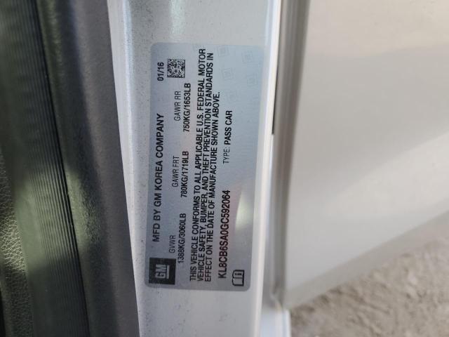 2016 CHEVROLET SPARK LS - KL8CB6SA0GC592064