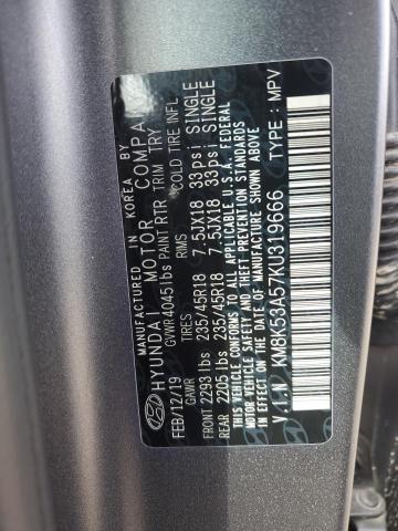 2019 HYUNDAI KONA ULTIM - KM8K53A57KU319666