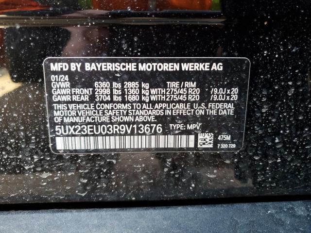 5UX23EU03R9V13676 2024 BMW X5 XDRIVE4