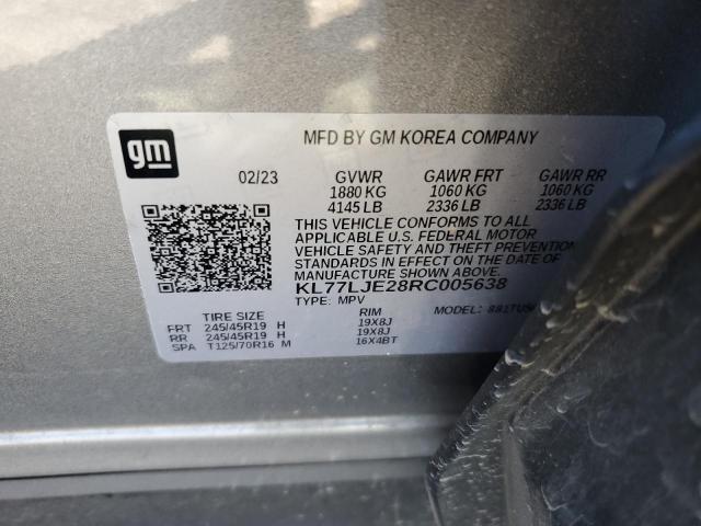 2024 CHEVROLET TRAX 2RS - KL77LJE28RC005638
