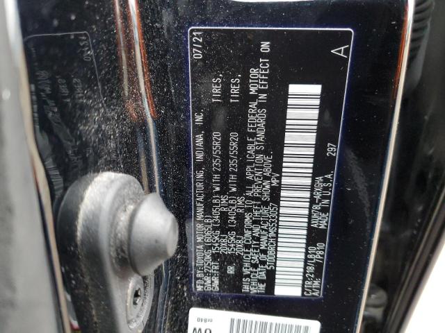 VIN 5TDDBRCH1MS533057 2021 Toyota Highlander, Hybri... no.12