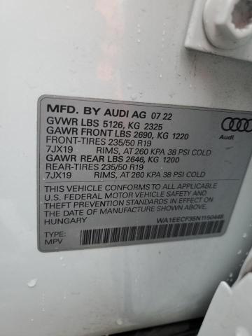 VIN KNAFK5A83G5606988 2022 AUDI Q3 no.13