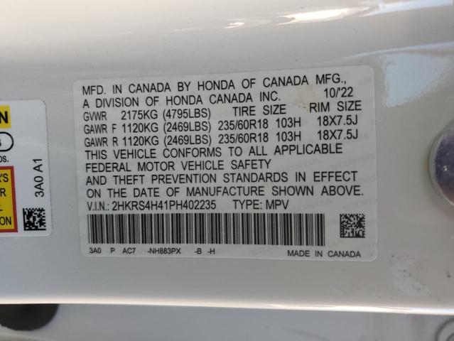 2023 HONDA CR-V EX 2HKRS4H41PH402235