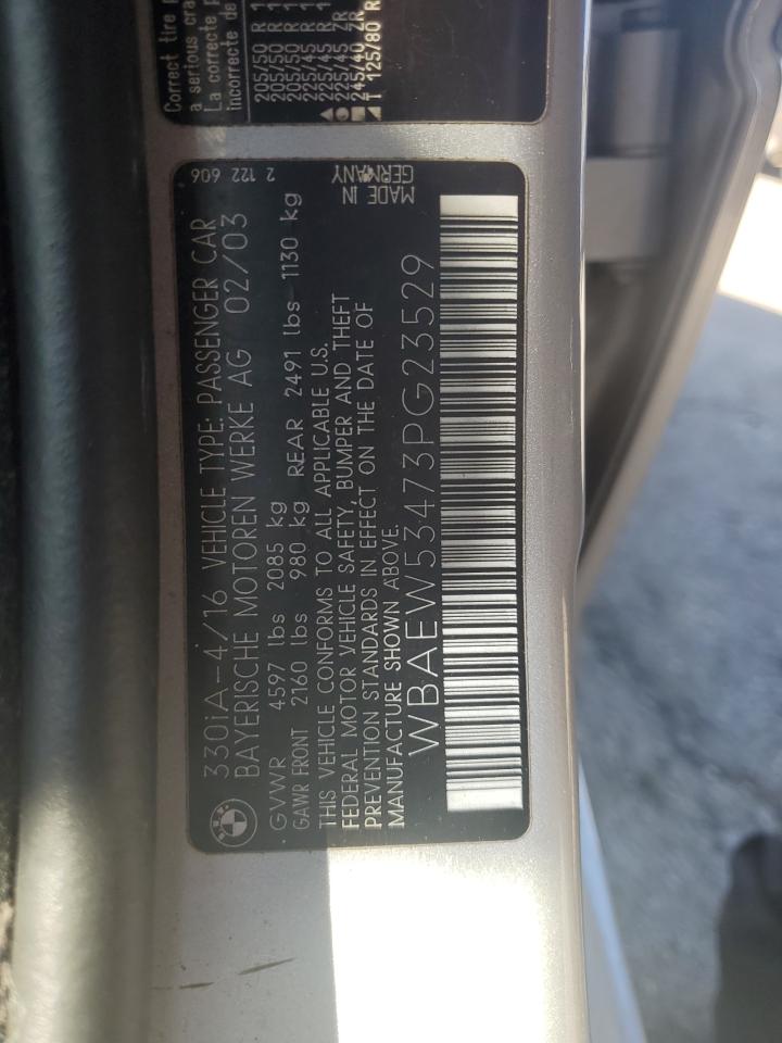 WBAEW53473PG23529 2003 BMW 330 Xi