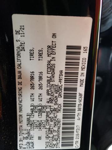 2022 TOYOTA TACOMA DOU 3TMCZ5ANXNM463987