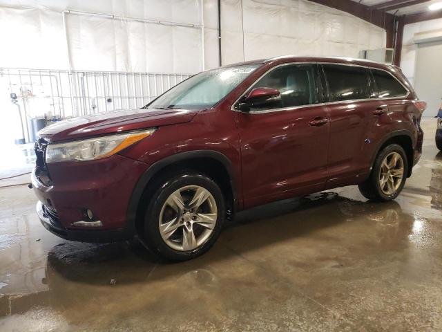 VIN 5TDDKRFH2FS162957 2015 Toyota Highlander, Limited no.1