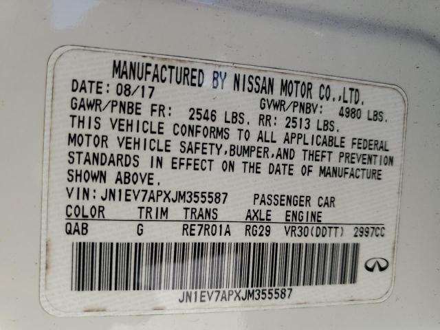 2018 INFINITI Q50 LUXE JN1EV7APXJM355587