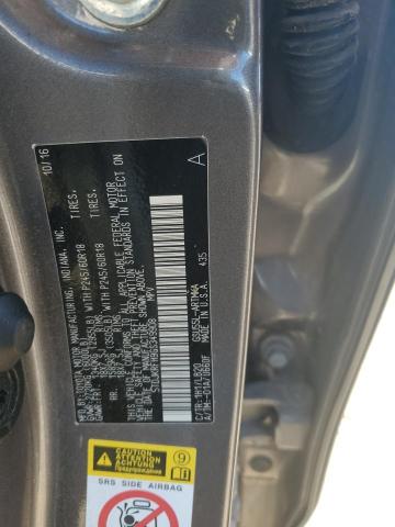 2016 TOYOTA HIGHLANDER 5TDJKRFH9GS349908