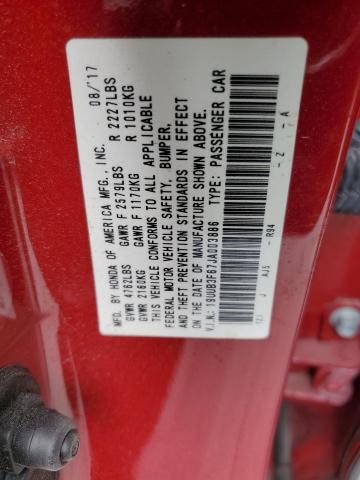 2018 ACURA TLX TECH+A - 19UUB3F67JA003886