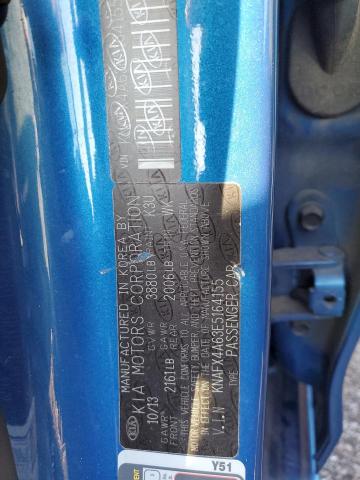 VIN KNAFX4A63E5164155 2014 KIA Forte, LX no.12