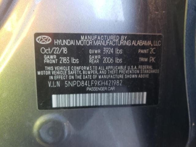 2019 HYUNDAI ELANTRA SE - 5NPD84LF9KH421982