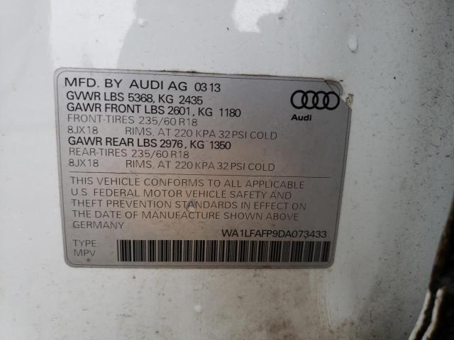 VIN WA1LFAFP9DA073433 2013 Audi Q5, Premium Plus no.13