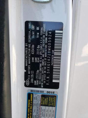 2021 KIA K5 LXS - 5XXG14J28MG059241