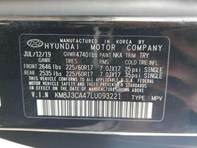 VIN 1GCRABEK7RZ110322 2020 HYUNDAI TUCSON no.12