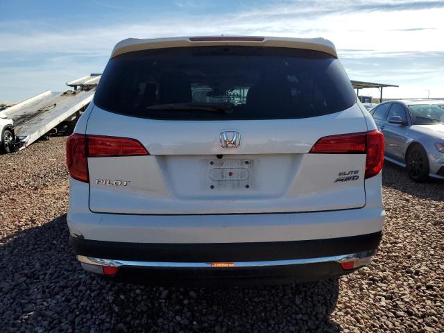 Lot #2453135962 2018 HONDA PILOT ELIT salvage car