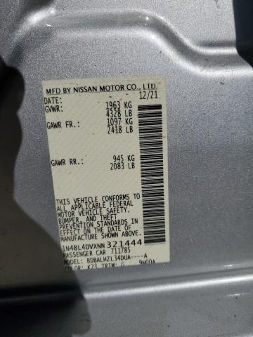 1N4BL4DVXNN321444 | 2022 Nissan altima sv