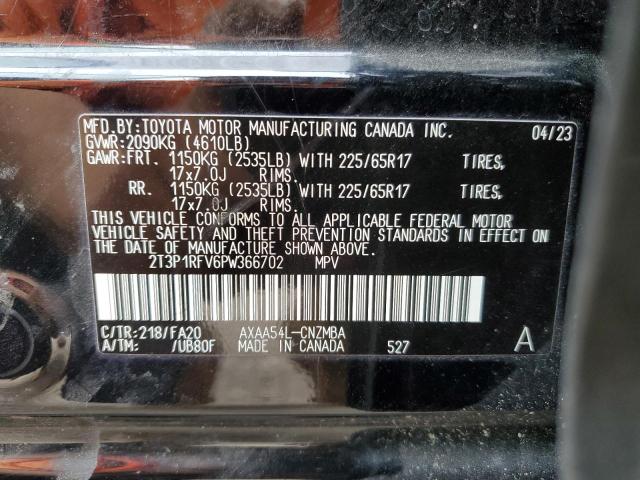 2023 TOYOTA RAV4 XLE 2T3P1RFV6PW366702