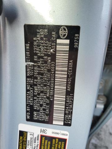 4T1BB46K68U046693 2008 Toyota Camry Hybrid