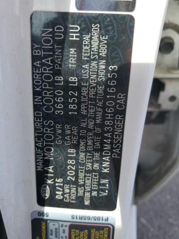 2017 KIA RIO LX KNADM4A38H6016653