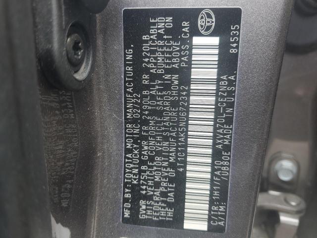 2022 TOYOTA CAMRY LE - 4T1C11AK5NU672342