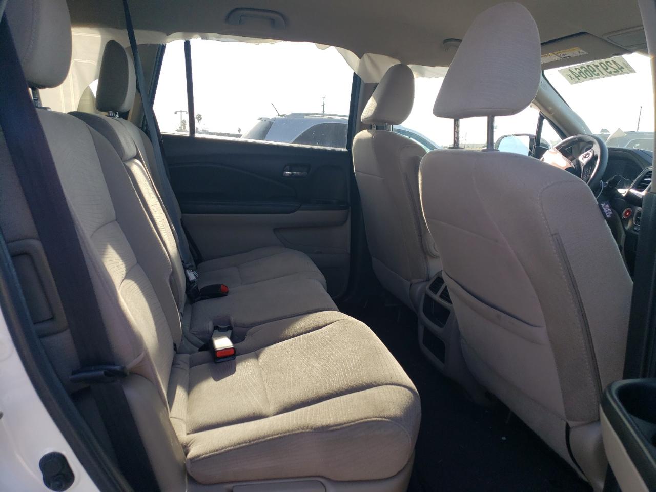 5FNYF5H19HB006310 HONDA PILOT 2017