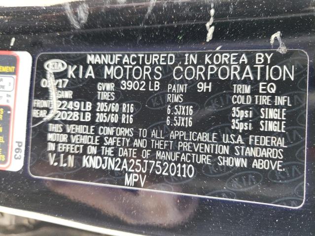 2018 KIA SOUL KNDJN2A25J7520110