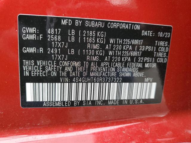 2024 SUBARU CROSSTREK 4S4GUHT60R3737322
