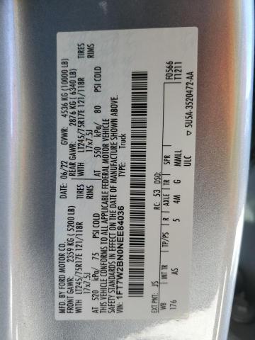 2022 FORD F250 SUPER - 1FT7W2BN0NEE84036