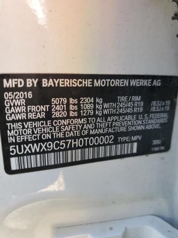 Lot #2406464113 2017 BMW X3 XDRIVE2 salvage car