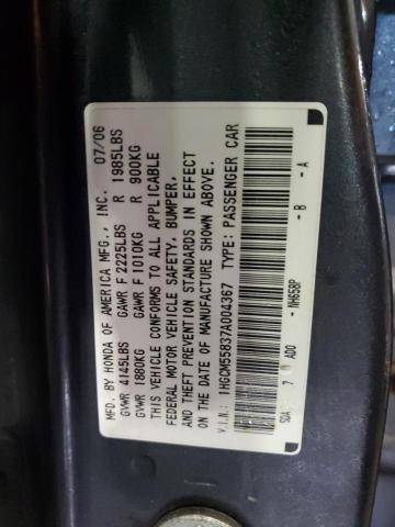 1HGCM55837A004367 2007 Honda Accord Ex