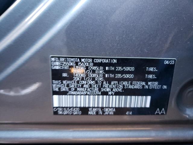 2023 SUBARU SOLTERRA P JTMABABA8PA023394